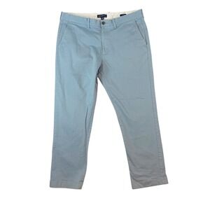 J Crew Mercantile Mens Straight Fit Flex Chinos Light Blue W36 L30* Casual Pants